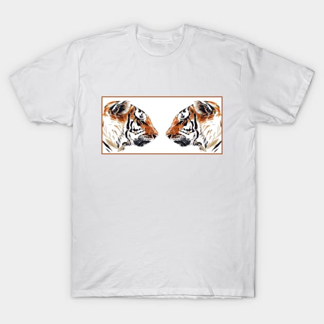 Tiger Face-off T-Shirt by Divan